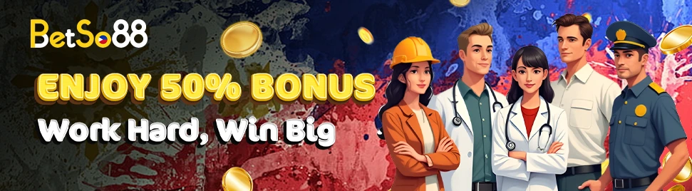 Enjoy 50% Bonus! Work Hard, Win Big!