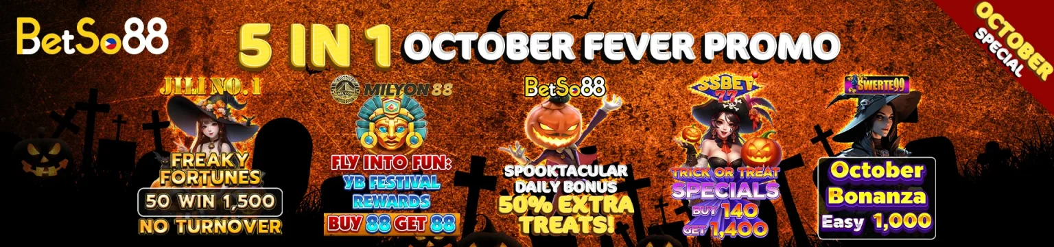 5 IN 1 OCTOBER FEVER PROMO
