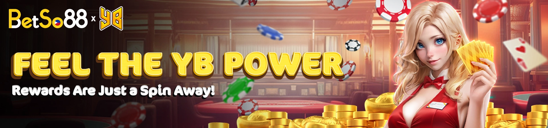 FEEL THE YB POWER - REWARDS ARE JUST A SPIN AWAY!